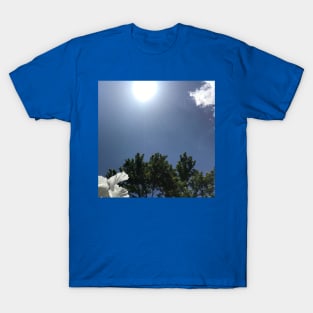 Radiant: Sun, Flower, Sky, Tree, Cloud T-Shirt